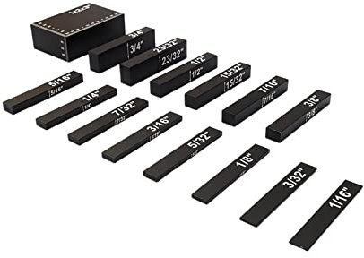SFQEVHRZ Höhenmessblöcke, Router Table Setup Bars, Aluminium-Setup-Bars for Router und Tischkreissäge Zubehör Messwerkzeug for die Kalibrierung Anderer Genauigkeit von G