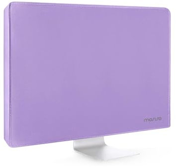 MOSISO Housse Moniteur Polyester Anti-poussière 26, 27, 28, 29 Pouces LCD/LED/HD Panneau d'affichage Protection Écran Anti-Statique Compatible avec 26-29 Pouces PC et TV,Violet