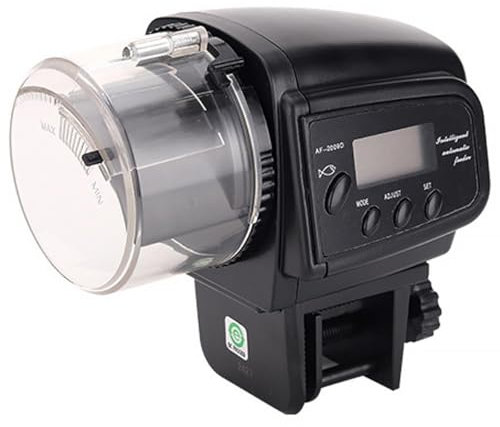 TopHomer Digital Aquarium Tank Fish Food Feeder Timer, Automatic Fish Feeder for Aquarium Fish Food Dispenser, Aquarium Tank Fish Food Dispenser for Fish Tank, AF-2009D
