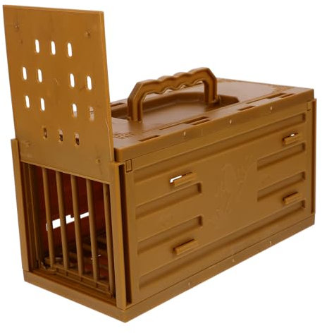 FONDOTIN Vogeltransportkäfig Aus Kunststoff Tragbarer Käfig Für Papageien Und Kleine Vögel Sicherer Transportkäfig Für Cockatiels Sittiche Und Kanarienvögel Für Reisen Und