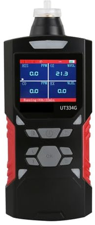Détecteur de GAZ Détecteur de fuite de gaz UT334E UT334F UT334G Moniteur de qualité de l'air portable 4 en 1 Détecteur de monoxyde de carbone Testeur de gaz H2S O2 EX,Après plusieurs tests(334G)