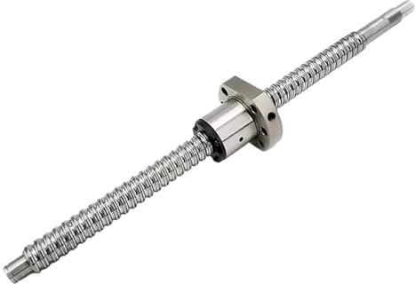 Vite a ricircolo di sfere CNC a movimento lineare Vite a ricircolo di sfere lavorata C7 SFS2020 con dado a ricircolo di sfere singolo a rulli flangiati BK/BF15 Estremità lavorata L1050-1400mm(1150mm)