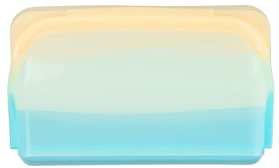 Sacs de rangement réutilisables en silicone - Sacs de rangement alimentaires multi-usages - Résistants aux fuites - Transparents - Passent au lave-vaisselle - Pour sandwich, collation, marinade