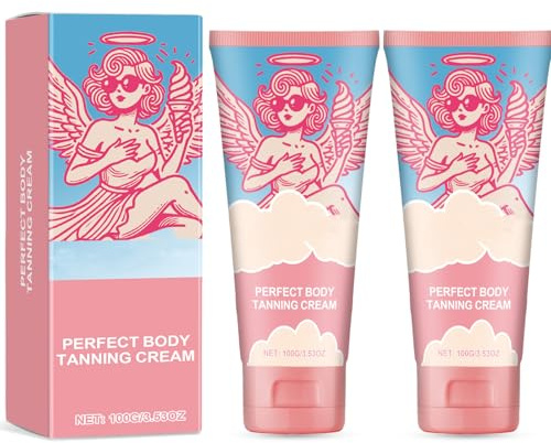 Perfect Body Tanning Cream, Tanning Accelerator (Pack of 2, Fragrance Free)