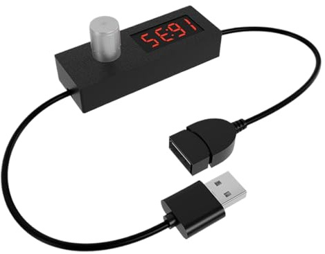 USB Countdown Timer Schaltkabel | Einstellbare Abschaltzeiten Für Energieersparnis,Haushaltszubehör Für Aquarium Und Einfache Elektroinstallation