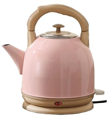 GOABXYEN Bollitore Elettrico a bollitura Rapida 5L, Acciaio Inossidabile 304 di Grande capacità (bollitura Rapida, Filtro anticalcare Lavabile, beccuccio Perfetto) Rosa,5L XXZ