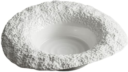 JECOMPRIS Assiette à Pâtes Creuse en Céramique 25 CM Motif Chapeau Plat de Service pour Maison Restaurant Bar Karaoké