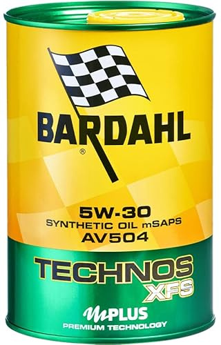 Bardahl - Olio Motore per Auto, Technos XFS AV504 5W30, Olio per Motori di Ultima Generazione, Permette di Ottenere Alta Efficienza Energetica da Prestazioni Elevate e Basse Emissioni, 8 Litri | Ultima Generazione, Permette di Ottenere Alta Efficienza Energetica da Prestazioni Elevate e Basse Emissioni, 8 Litri
