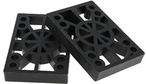 Milageto 2 Skateboard Riser Pads Longboard Dämpfer Pads 12mm