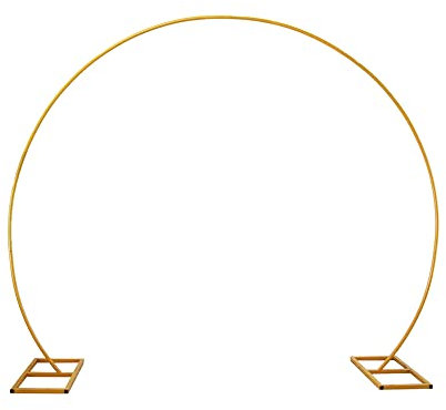 CZCPARY Balloon Arch Kit, Metal Balloon Arch,Party Balloon Stand for Wedding，Christmas，Birthday (2.7M)