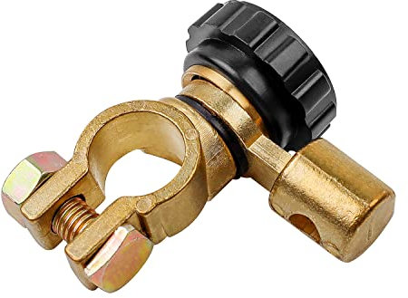 Batterie-Trennschalter - LNSYSNS 6V/12V Autobatterie-Schalter - Zinklegierung Polklemmen für 15-17 mm Batteriepole