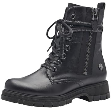 MARCO TOZZI Mujer 2-85200-41, Botas con Cordones, Negro, 38 EU