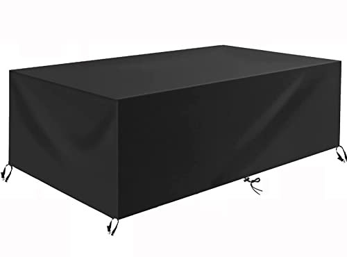 TopSoul Gartenmöbel Abdeckung Wasserdicht Multi Größe Abdeckplane Gartenmöbel 600D Schutzhülle Gartenmöbel Terrasse Gartenmöbel Abdeckungen für Gartenmöbel Sets Tische und Stühle 120x60x70cm