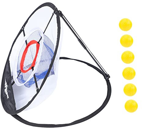 Garneck Golf-übungsnetz Mit Chipping-Netz Übungsgolfbällen Aus Pu-Material Für Indoor Und Outdoor-sporttraining Hilft Bei Genauigkeitsverbesserung Und Effektivem Training