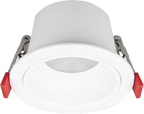 Focos empotrables de techo Iluminación decorativa LED empotrable Downlight, lámpara de techo interior para el hogar para sala de estar, cocina, dormitorio, pasillo, CRI 80 (3000K,Blanco - 12W)