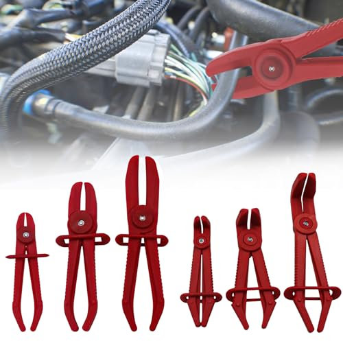 Nizirioo juego de alicat para manguera, alicates de sujeción: 6 unidades, abrazaderas