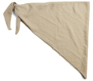 PIECES Pcfortuna Triangle Scarf BC, White Pepper, One Size