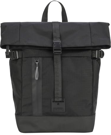 Strellson - Northwood Reiserucksack für Männer, Daypack aus Polyester, 27x42x16 cm (Schwarz)
