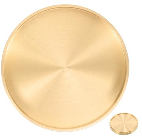 TOPBATHY Sottobicchiere Per Tazze in Rame Moderni, Tappetino Termoisolante Per Bevande, Design Delicato Per Casa, Hotel, Ristorante e Sala Da Tè, Misura Media