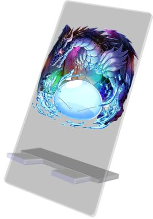 That Time I Got Reincarnated as a Slime Handy-Ständer Milim/Rimuru Acryl Handy-Ständer für Schreibtisch, Anime, Handyhalterung, Büro-Schreibtischzubehör