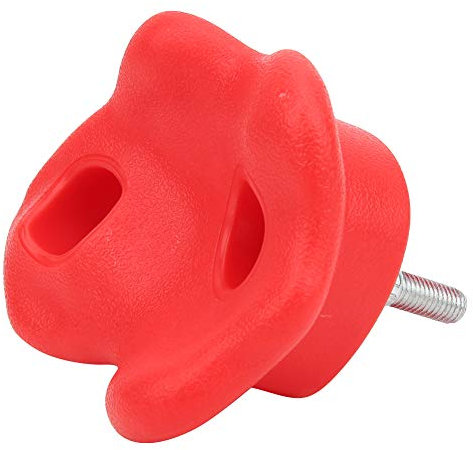 Cyllde 10 Pcs Kids Rock Climbing Holds - Wall Climbing Accessories for Amusement Equipment - Perfect for Indoor and Outdoor Play(red (color))