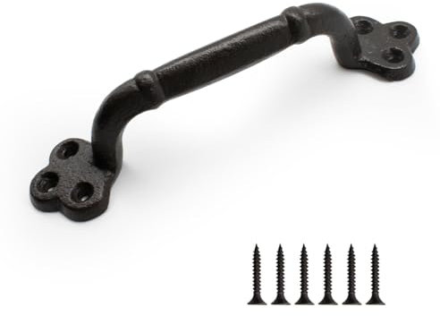 LWLWA Maniglia Porta, Maniglie per Mobili Antichi con Viti, Maniglia Porta Scorrevole(220MM), per Porte Fienili, Ante Armadi, Porte D'ingresso, Porte Giardino Altre Porte Scorrevoli