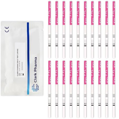 20 x Tiras de Prueba para Fentanilo | Prueba de Orina para Fentanilo | Kit de Detección Rápida de Fentanilo