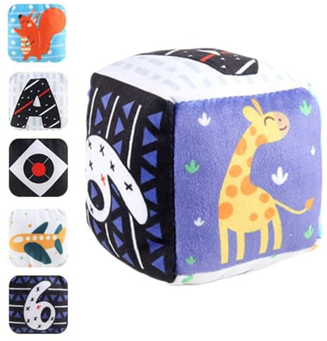 Rasselball für Kleinkinder – Baby-Rasselball zum Greifen mit der Hand, Baby-Rasselball, Handgreifball aus weichem Stoff für Kleinkinder, farbenfrohe Kinder-Tag-Bälle, weich strukturierter sensorischer