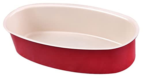 BESPORTBLE Oval Shaped Non-Stick Cake Bread Mold Carbon Steel Baking Tray for Cheese Bread Baking