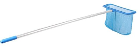 Tihebeyan Red de Skimmer de Hoja de Malla Fina con Poste Largo, Limpieza Rápida para Piscinas de Hidromasaje Spas, Material Duradero