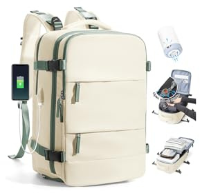 SZLX Sac à Dos Sous Vide Bagage à Main Pour Femmes, Sac à Dos Airbag Avec Système De Vide Pour Le Voyage, Ryanair Travel Ruscksack Taille Cabine Avec Pompe étanche Valise Sous Vide Pour Homme