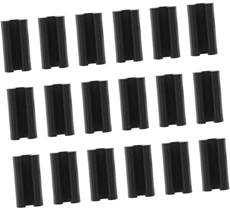 NUOBESTY Patas Protectoras Antideslizantes Antifricción 100 Piezas Plástico Negro para Rejilla de Fregadero para Cocina
