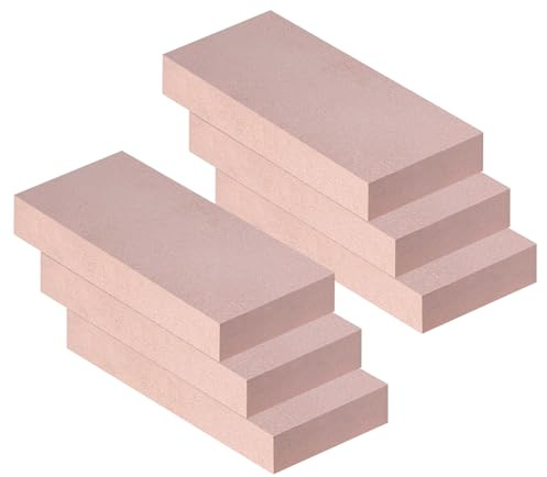 Ladrillos refractarios, ladrillos refractarios de arcilla resistentes a altas temperaturas para estufas de leña, chimeneas, hornos de pizza y ahumadores de barbacoa, tamaño 9 x 4-1/2 x 1-1/4 pulgadas