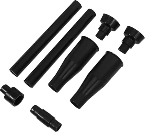 HOMSFOU 8 Stück Teichpumpen Düsenset Schwarz Verstellbare Springbrunnendüsen für Gartenteiche und Aquarien Wassersparendes Zubehör für Wasserspiele