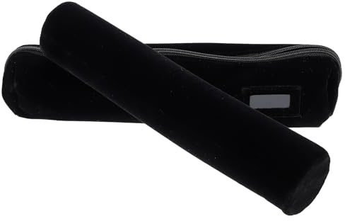 ibasenice Rotolo Porta Orologi e Braccialetti Nero Compatto e Confortevole, Borsa da Viaggio Elegante la Conservazione e Protezione dei Gioielli a Casa in Trasferta
