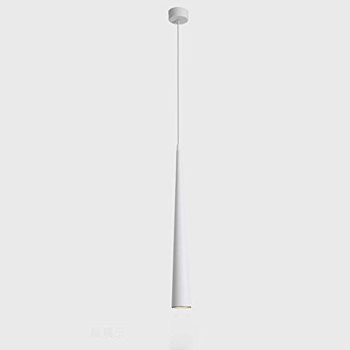 HLTYGWX Lampada a Sospensione su Palo Lampada a Sospensione per Isola della Cucina Lampada da Soffitto a Cilindro Lampada a Sospensione a Tubo Lungo Lampada a Sospensione Industriale Apparecchio per
