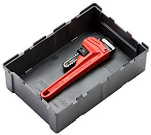 Rothenberger 1000002194 Heavy Duty 6 Einhand-Rohrzange mit auswechselbaren Verschleißteilen für Stahlroher bis Durchmesser 3/4 Zoll, Rot