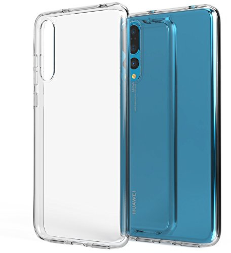 NALIA Transparente Silikonhülle für Huawei P20 Pro - Hülle, Durchsichtig | Micro-Dot Rückseite ohne Wasserflecken, Stoßabsorbierende Ecken, Griffiges TPU-Material, Präzise Tasten, GLAZE