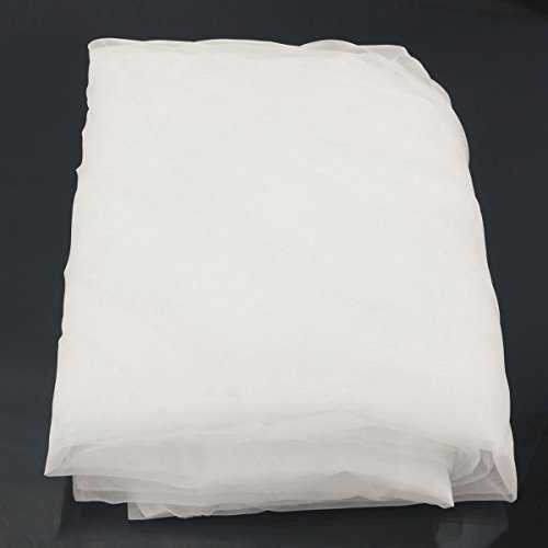 EsportsMJJ 300x127cm Silk Screen Printing Mesh 48T 120M White Polyester 3 Yards