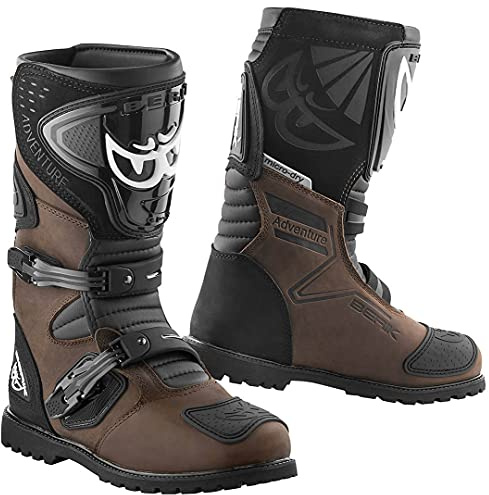 Berik All Terrain Adventure Stivali da moto impermeabili, marrone, 44