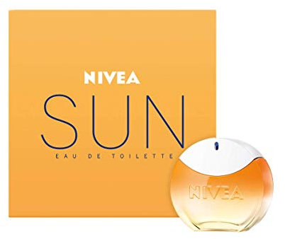 NIVEA SUN Eau de Toilette, Unisex-Parfum mit dem Original Sonnencreme Duft, sommerlich, erfrischend und im ikonischen Parfüm-Flakon (30 ml)