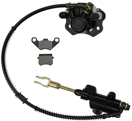 GOOFIT Moto Ensemble De Pompe De Frein avec Plaquettes De Frein Remplacement pour 50cc 70cc 90cc 110cc 125cc Moto Dirt Bike Quad Scooter Chinois ATV