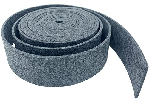 aufodara Filzrolle Filzband 3cm x 500cm Filzstoff 3mm Dicke Polyester Filz für DIY Aufbewahrungstasche Filzunterlage Patchwork Nähen Basteln Handwerken Dekoration (Dunkelgrau)