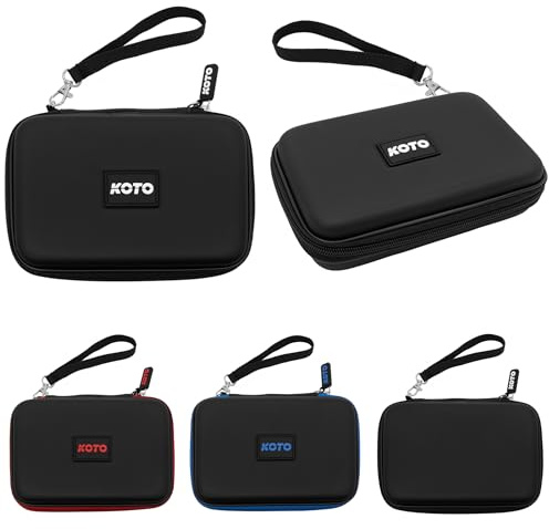 KOTO - Dartwallet Eva Medium Plain, Darttasche mit Reissverschluß, Dart Hülle, Dartkoffer, Darts Box