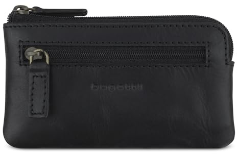 bugatti Remo Étui à clés en cuir avec 2 anneaux - dans un coffret cadeau raffiné - Noir