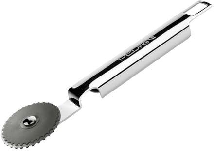 Pedrini rotella taglia e chiudi (diametro 45 mm) con manico in acciaio inox e finitura a specchio