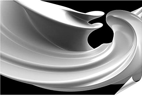islandburner Prime XXL Bild Poster Fresh Milk Splash Black D Render Fresh Milk Splash Black Premium Bilder Fotodruck