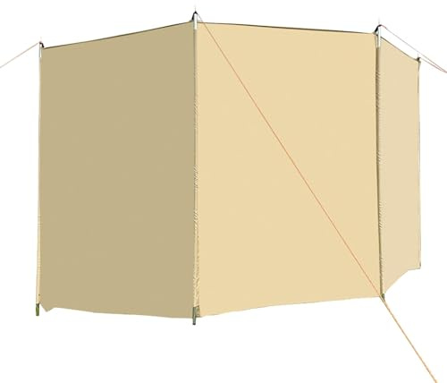 Barrière coupe-vent d'extérieur – Protection contre le vent pour réchaud de camping | Oxford – Protection contre le vent avec sac de rangement à cordon de serrage – Pare-soleil multi-usage – Abri