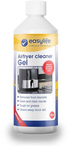 Easylife Air Fryer Cleaner Gel, Suitable for Use on Small and Large Air Fryers, Easy to Use Grease Remover, Essential Kitchen Cleaner, 500ml - Fully Guaranteed