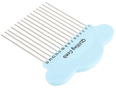 jojofuny Paper Quilling Comb Tool Metal Plastic Curling Supplies DIY Quilling Craft